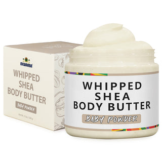 (NEW) Whipped Shea Butter (Baby Powder) - 12 oz.