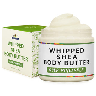 (NEW) Whipped Shea Butter (Gold Pineapple) - 12 oz.
