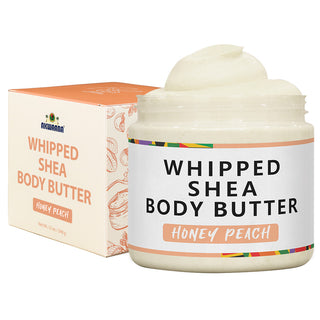 (NEW) Whipped Shea Butter (Honey Peach) - 12 oz.