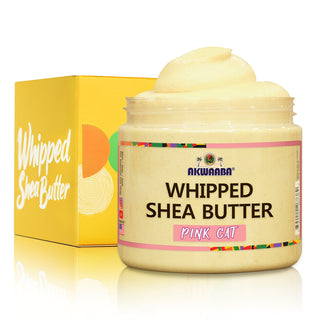Yellow Whipped Shea Butter (Pink Cat) - 12 oz.