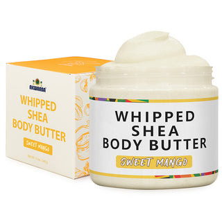 (NEW) Whipped Shea Butter (Sweet Mango) - 12 oz.
