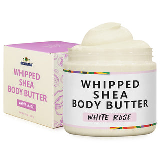 (NEW) Whipped Shea Butter (White Rose) - 12 oz.
