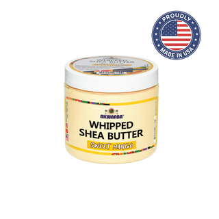 Yellow Whipped Shea Butter (Sweet Mango) - 12 oz.