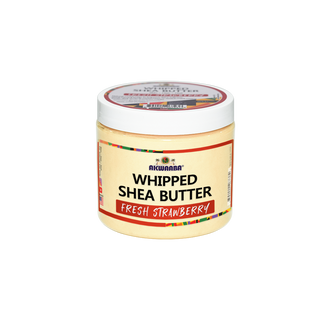 Yellow Whipped Shea Butter (Fresh Strawberry) - 12 oz.
