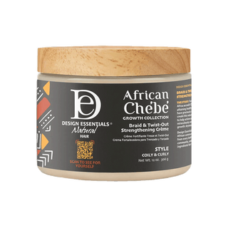 DE54 | African Chebe Braid & Twist-Out Strengthening Crème 12 oz.