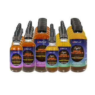 BC-SET | Jamaican Black Castor Oil with Chebe Set 6 Kinds (36 pcs)