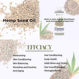 100% Pure Natural Carrier Oil 4 fl. oz. Hemp Seed