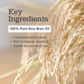 100% Pure Natural Carrier Oil Rice Bran