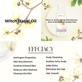 100% Pure Natural Carrier Oil Witch Hazel