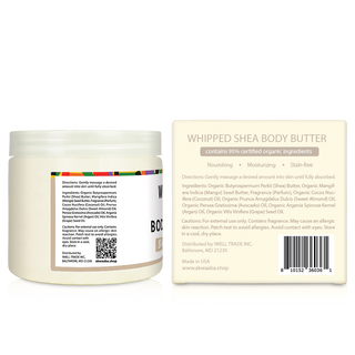 (NEW) Whipped Shea Butter (Baby Powder) - 12 oz.