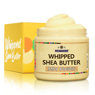 Yellow Whipped Shea Butter (Baby Powder) - 12 oz.
