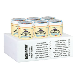 Yellow Whipped Shea Butter (Cotton Candy) - 12 oz.