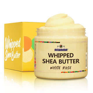 Yellow Whipped Shea Butter (White Rose) - 12 oz.